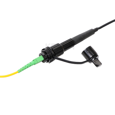 SC Mini Type Fiber Optic Adaptor IP68 exterior de KEXINT impermeável para o cerco da tala da fibra