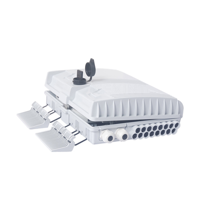 Caixa de distribuição de fibra ótica exterior branca impermeável KEXINT de IP65 FTTH