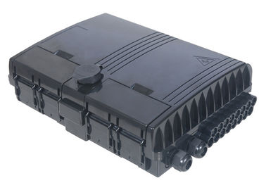 Fibra exterior do PE de 16 ABS do PC do preto do armário de distribuição da fibra ótica do núcleo que emenda 1*16