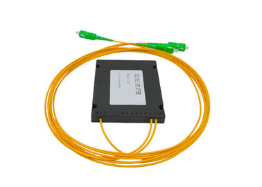 Divisor do PLC da fibra ótica do ABS FTTH, divisor 2,0 3.0mm da fibra de EPON GPON