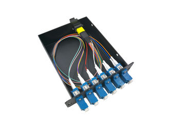12 módulo de Optia da fibra do único modo da gaveta do cabo de remendo B do LC MTP MPO