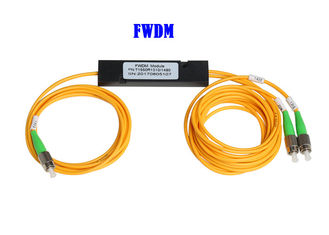 Isolamento da tevê 1*2 45dB do Multiplexer FC APC T1550 da divisão do comprimento de onda de FWDM
