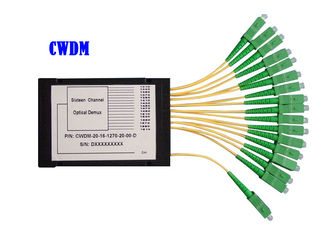ABS ótico 1260 do módulo de Mux Demux da fibra de 8CH 16CH 32CH CWDM DWDM ~ DB 1620