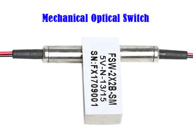 WDM ótico mecânico 850 1310 do dispositivo 1x2 do interruptor FSW da fibra ótica comprimento de onda de 1550 testes