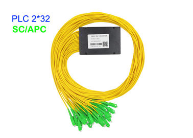Perda de inserção G657A1 do divisor 3.0mm G657A1 SC/APC 17.2dB do PLC da fibra ótica da caixa do ABS