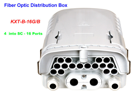 16 ~ 96 caixa de distribuição 4 da fibra ótica dos núcleos FTTH na montagem da parede dos portos do SC 16 que guarda o polo