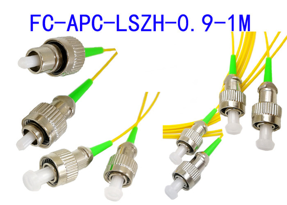 Trança do cabo FC/APC G652D G657A1 G657A2 1.5m do remendo da fibra ótica do único modo