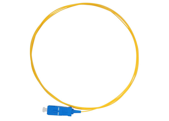 Único modo de SC/UPC à trança 0.9mm OM1 OM2 do cabo de remendo da fibra multimodo