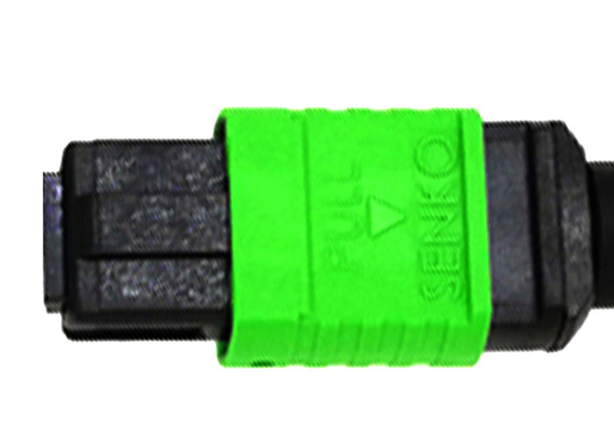 Modo LSZH G657A2 de cabo de remendo da fibra ótica da manutenção programada 12 LC de MTP MPO único resistente à dobra