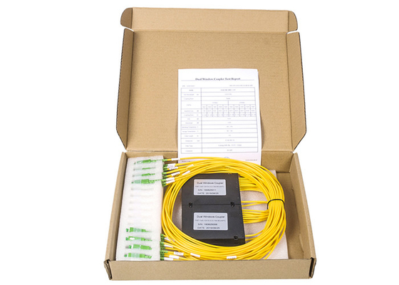 Divisor 1310 do WDM de Opticl da fibra das telecomunicações do CCTV de FBT 1×5 1550 50/50 de conector de SC/APC