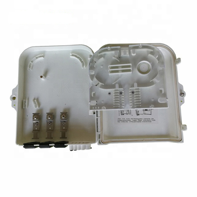 8C ABS IP65 plástico do PC da caixa de distribuição FTTH da fibra ótica do SC LC