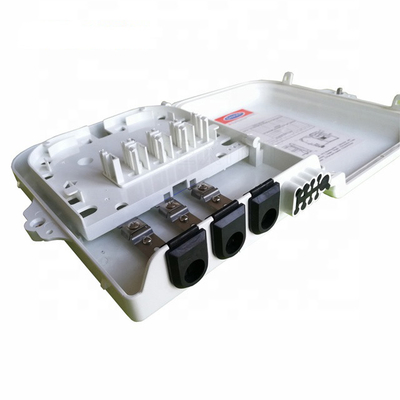 8C ABS IP65 plástico do PC da caixa de distribuição FTTH da fibra ótica do SC LC