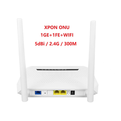 Unidade XPON ONU 2 1GE portuário 1FE da entrada da casa do equipamento ótico da fibra com WIFI