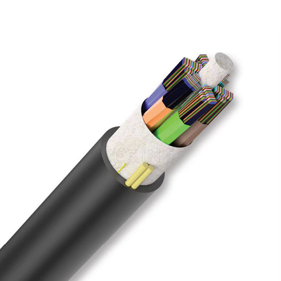 O cabo de fibra ótica exterior G652D do núcleo de KEXINT 864 seca semi o cabo da fibra ótica da fita