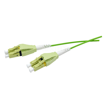 Verde frente e verso ótico do LC UPC OM5 LSZH do cabo de remendo da fibra de KEXINT Uniboot