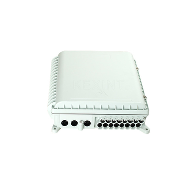 Caixa fixada na parede ótica da terminação da caixa de distribuição FTTH da fibra do ABS do PC de KEXINT branca