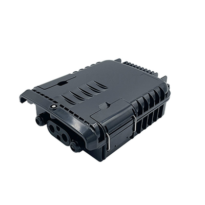 2 na caixa de distribuição preta KEXINT da fibra ótica de 2 para fora ABS do PC FTTH IP65 impermeável