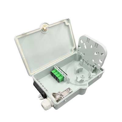 Forte durável exterior do anti ABS branco de fibra ótica do PC da caixa de distribuição do roubo FTTH