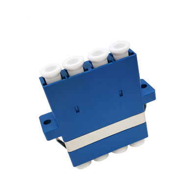 Azul excelente do sistema de uma comunicação FTTH do LC do núcleo do adaptador 4 da fibra ótica do desempenho