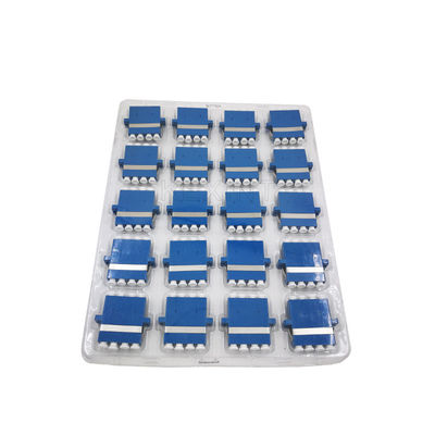 Azul excelente do sistema de uma comunicação FTTH do LC do núcleo do adaptador 4 da fibra ótica do desempenho