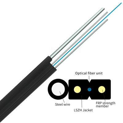 Cor personalizada blindada do cabo pendente G652D G657A1 G657A2 da fibra ótica