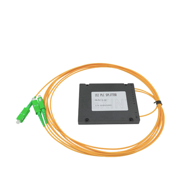 SC APC 3.0 MM 1x2 Fibra Óptica PLC Splitter Tipo ABS Uso para Caixa de Distribuição de 2 Núcleos