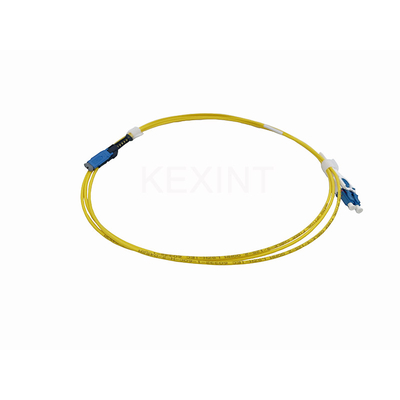 KEXINT 2M MDC UPC para LC UPC Uniboot Duplex OS2 Modo Único LSZH (OFNR) 2.0mm Fibra Óptica Patch Cable