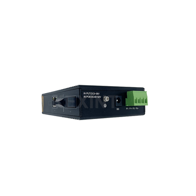 KEXINT Gigabit 1 Porta Ótica 4 Porta Elétrica Industrial (POE) Transceptor Convertidor de Mídia