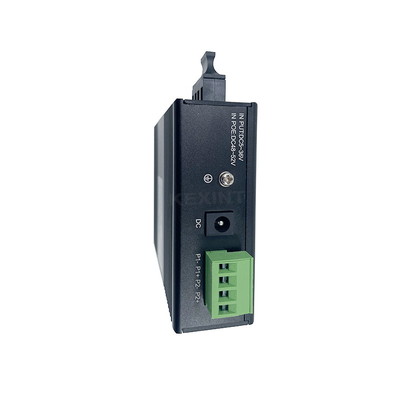 KEXINT Gigabit 1 Porta Ótica 4 Porta Elétrica Industrial (POE) Transceptor Convertidor de Mídia