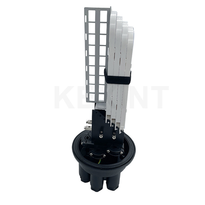 KEXINT 96 Núcleo com suporte de adaptador e 4 bandejas de emalhecimento Fecho de emalhecimento de fibra óptica tipo domo