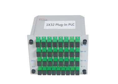 Design compacto ótico do PDL do único modo do divisor 1×32 da fibra do SC APC baixo