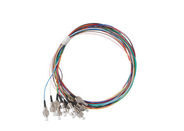 Cabo de remendo ótico da fibra de ODF, trança da fibra ótica de 12 cores que emenda 0.9mm