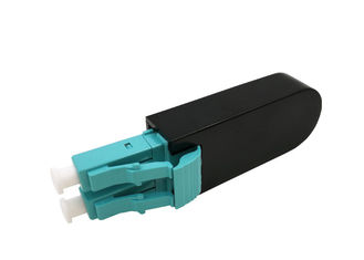 Fibra frente e verso do modo do LC OM3 adaptador ótico do conector do laço de retorno do cabo de remendo milímetro da multi