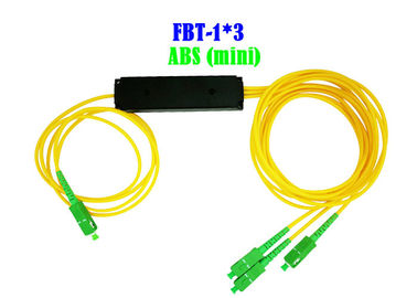 Confiança alta do ABS ótico pequeno do conector do SC APC da fibra do WDM 1×3 da rede