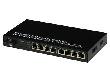1 módulo em linha 1000Mbps 1.25G de SFP do conversor dos meios da fibra ótica RJ45 do porto 8 da fibra