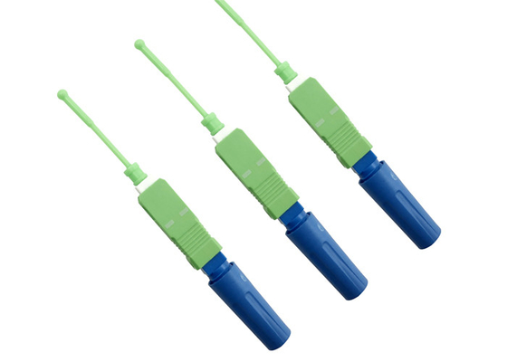 Conector rápido da fibra ótica do SC APC 0.3dB FTTX SiO2