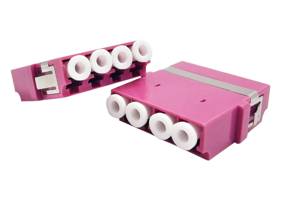 Adaptadores óticos da fibra de LC/PC 4P FTTx OM3 para a caixa de FTTH