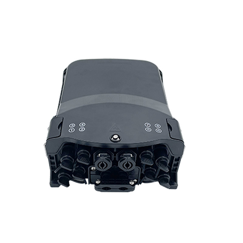 Caixa de distribuição IP65 de fibra ótica impermeável exterior preta KEXINT FTTH KXT-B-16L4