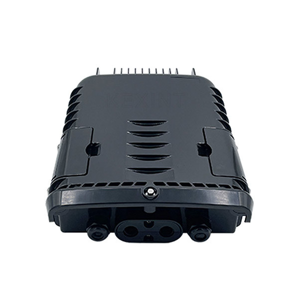 2 na caixa de distribuição preta KEXINT da fibra ótica de 2 para fora ABS do PC FTTH IP65 impermeável